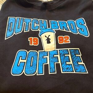 New Black Dutch Bros Crewneck